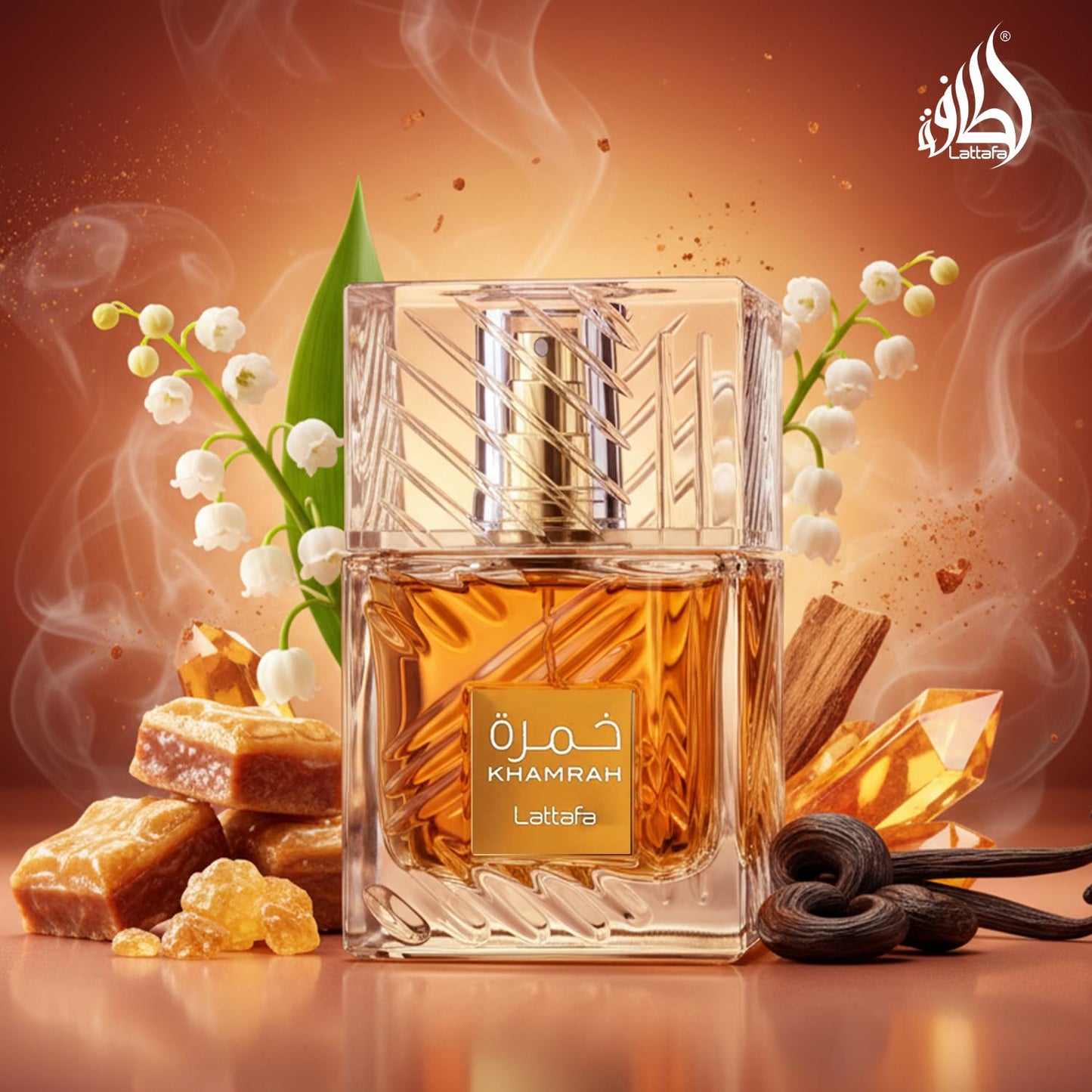 Lattafa Khamrah - Eau de Parfum Long-Lasting Fragrance for Unisex